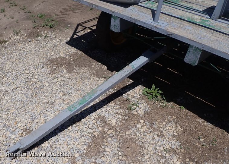 image for item DS7095 Shop built  hay passenger trailer