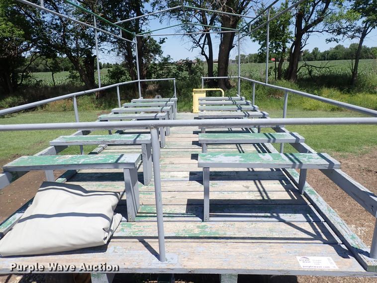 image for item DS7095 Shop built  hay passenger trailer