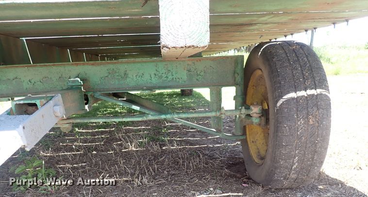 image for item DS7095 Shop built  hay passenger trailer