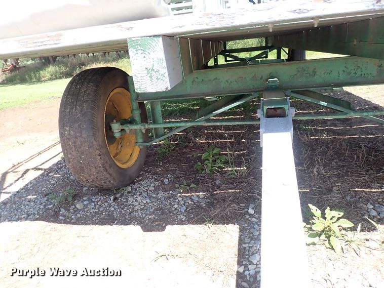 image for item DS7095 Shop built  hay passenger trailer