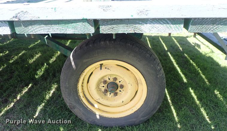 image for item DS7095 Shop built  hay passenger trailer
