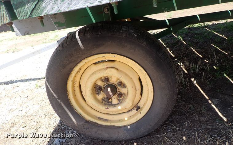image for item DS7095 Shop built  hay passenger trailer
