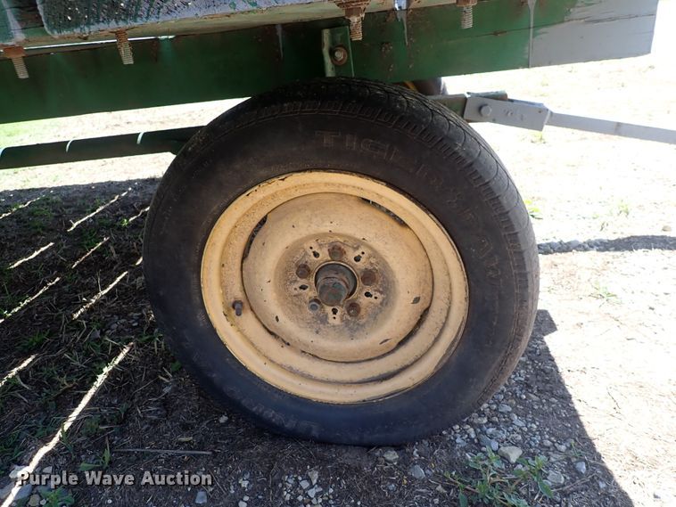 image for item DS7095 Shop built  hay passenger trailer