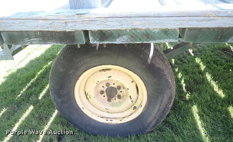 image for item DS7095 Shop built  hay passenger trailer