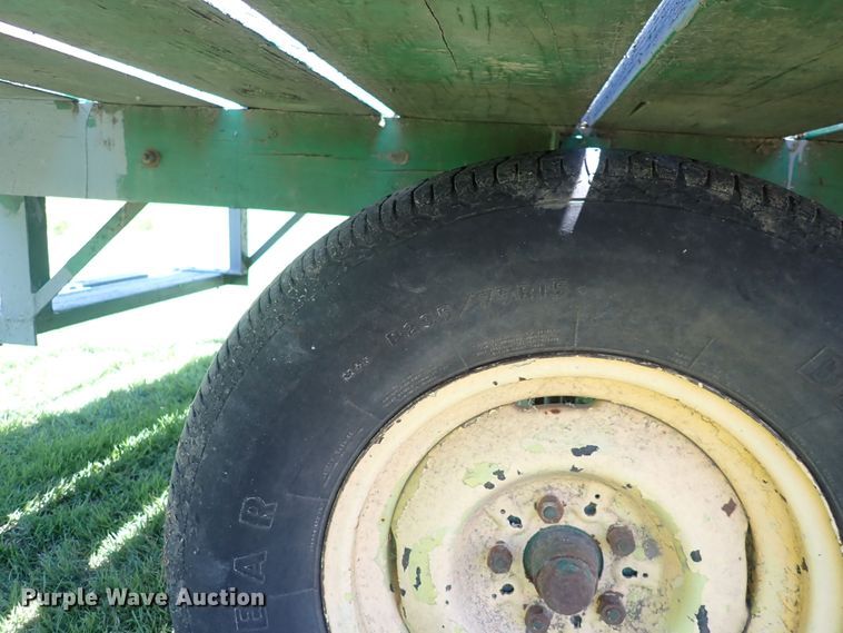 image for item DS7095 Shop built  hay passenger trailer