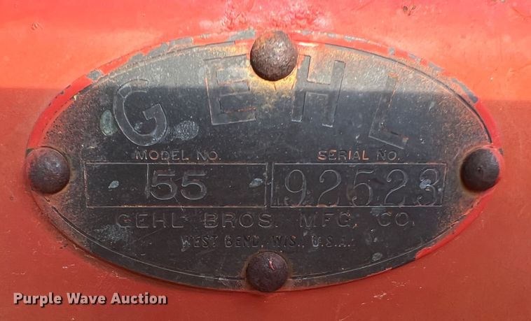 image for item DS8301 Gehl 65MX  bale processor