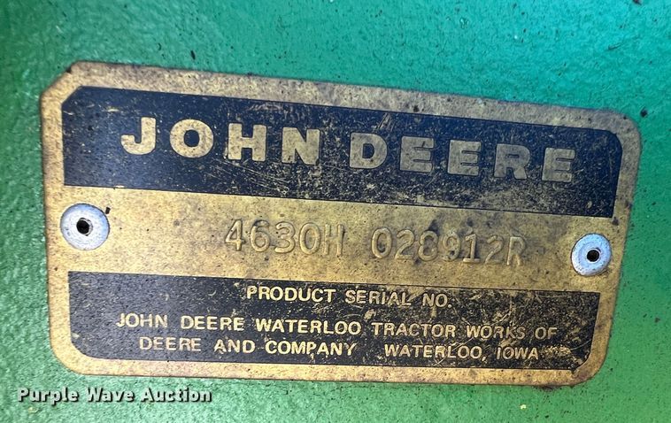 image for item DS8373 John Deere 4630  tractor