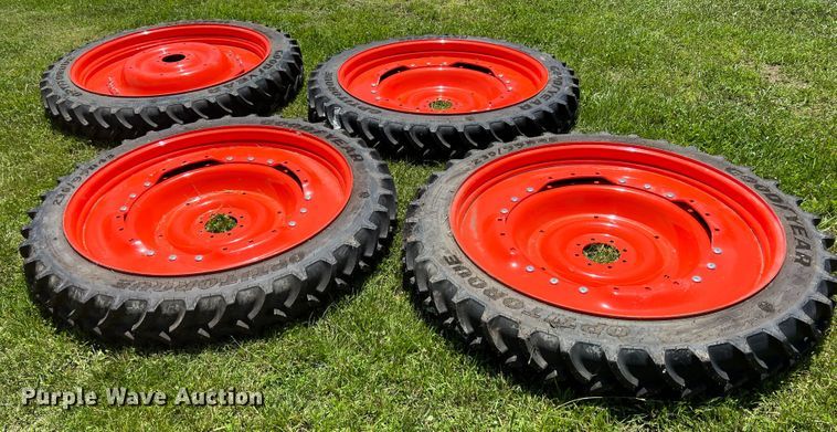 image for item HL9154 (4) Goodyear 230/95R48  tires and wheels