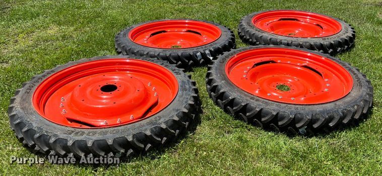 image for item HL9154 (4) Goodyear 230/95R48  tires and wheels