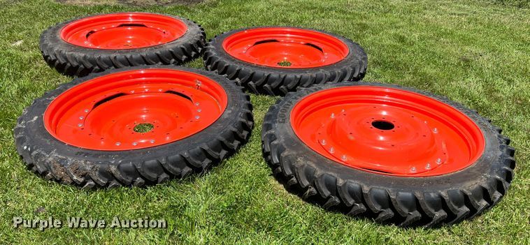 image for item HL9154 (4) Goodyear 230/95R48  tires and wheels