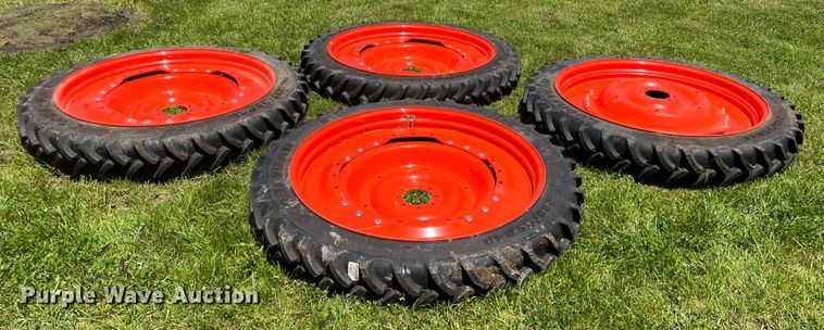 image for item HL9154 (4) Goodyear 230/95R48  tires and wheels
