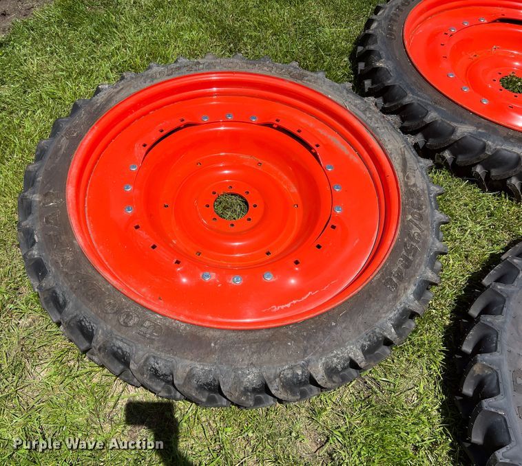 image for item HL9154 (4) Goodyear 230/95R48  tires and wheels