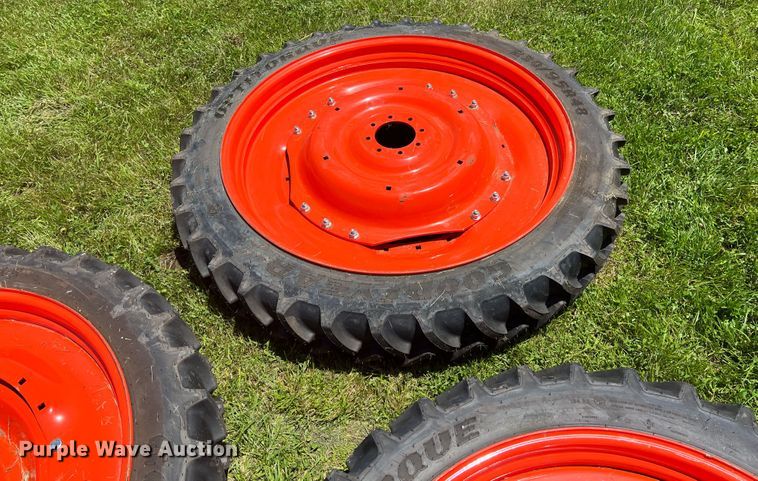 image for item HL9154 (4) Goodyear 230/95R48  tires and wheels