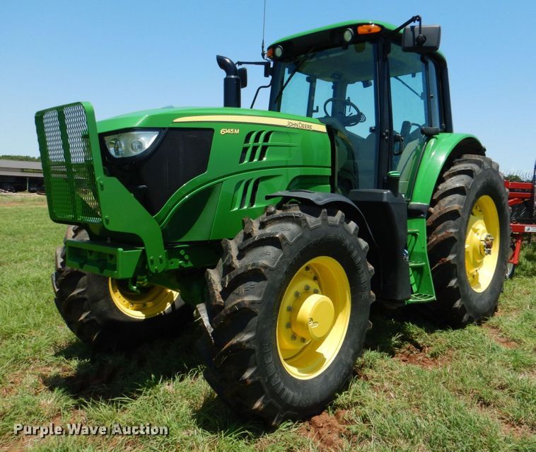 image for item KJ9888 2019 John Deere 6145M  MFWD tractor