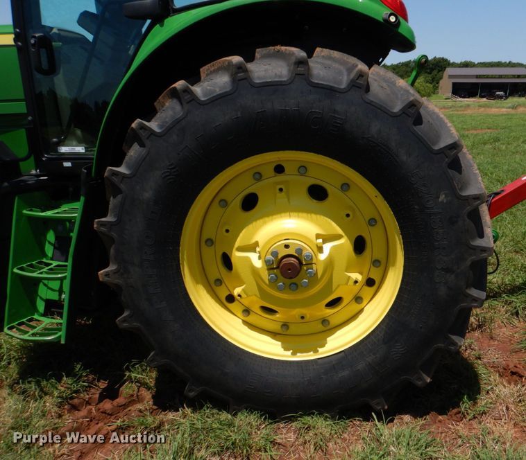 image for item KJ9888 2019 John Deere 6145M  MFWD tractor