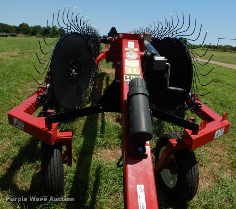 image for item KJ9890 2020 H&S 5114  hay rake