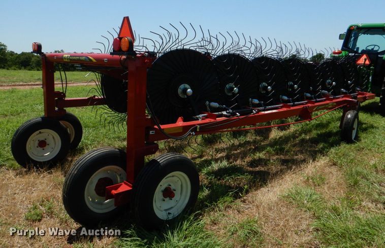 image for item KJ9890 2020 H&S 5114  hay rake