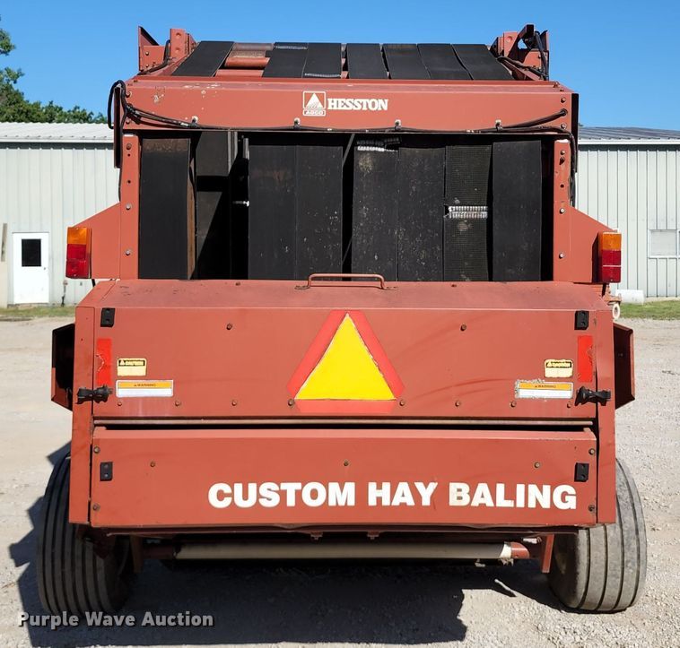 image for item KT9882 Hesston 565A  round baler