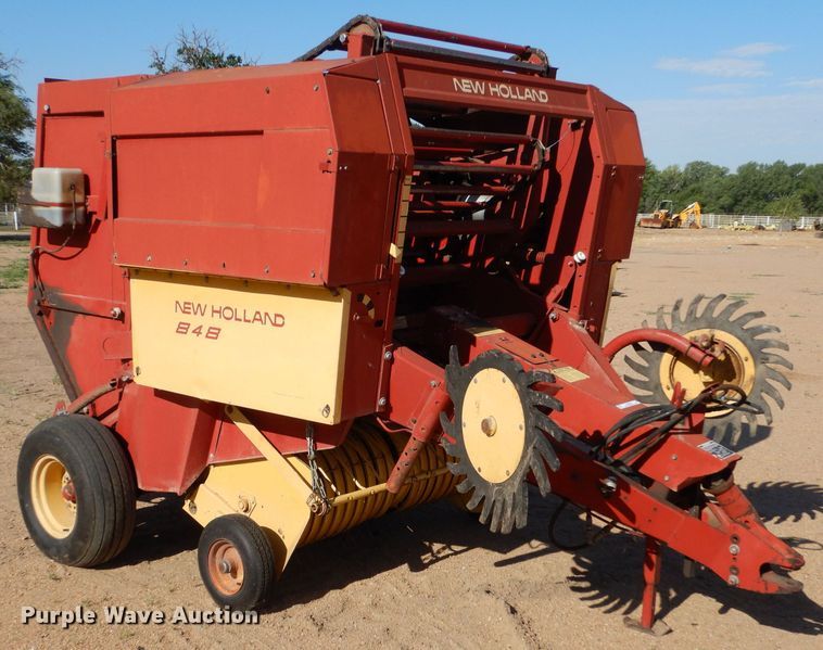 image for item LP9405 New Holland 848  round baler