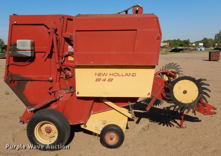 image for item LP9405 New Holland 848  round baler
