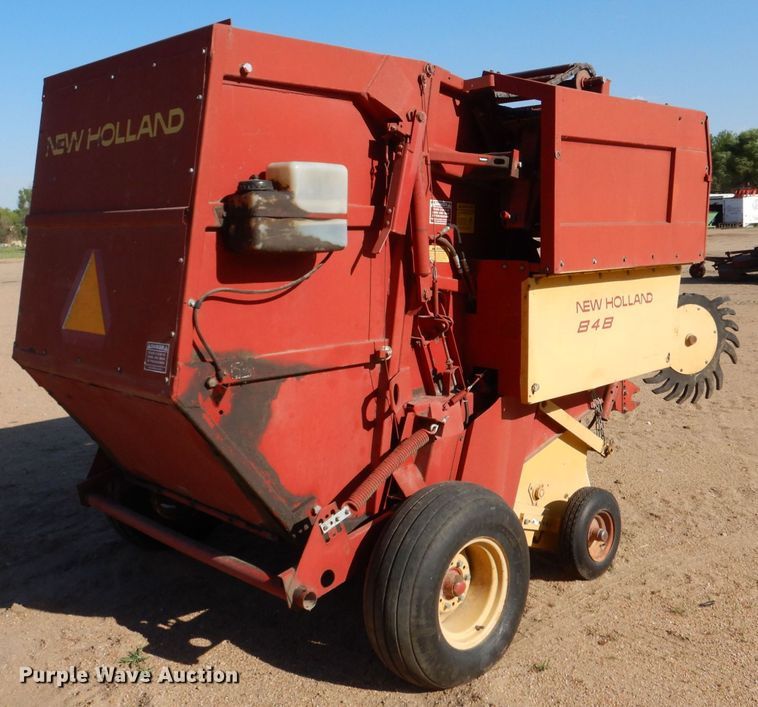 image for item LP9405 New Holland 848  round baler