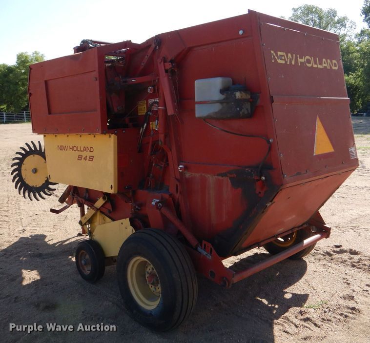 image for item LP9405 New Holland 848  round baler