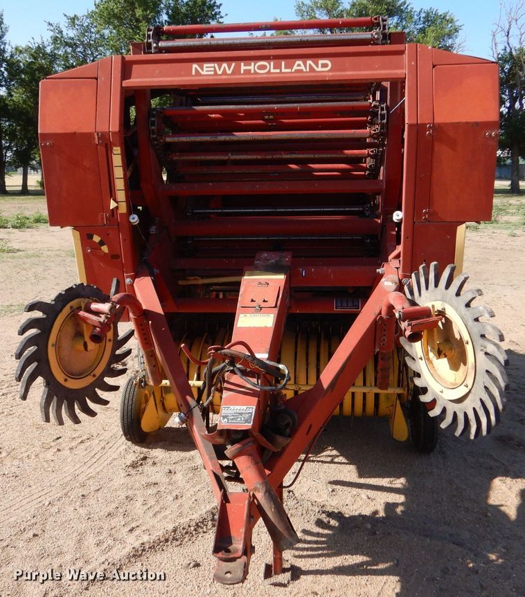 image for item LP9405 New Holland 848  round baler
