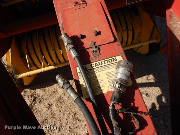 image for item LP9405 New Holland 848  round baler