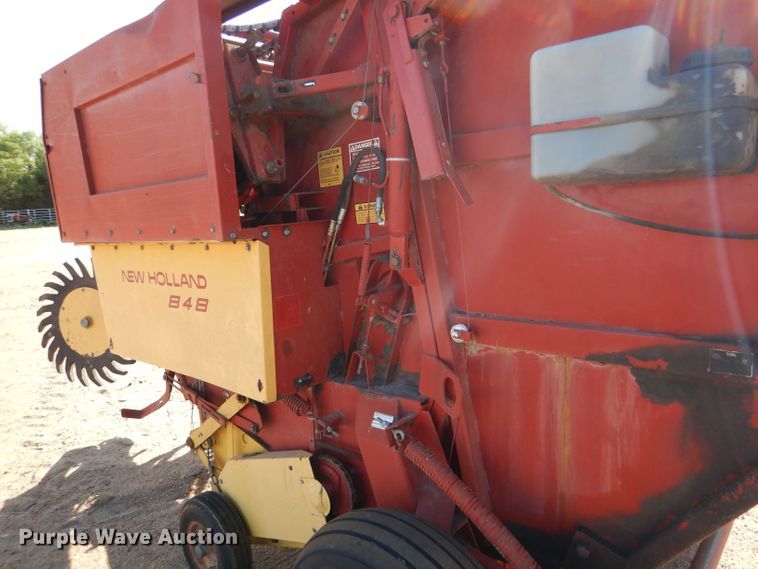 image for item LP9405 New Holland 848  round baler