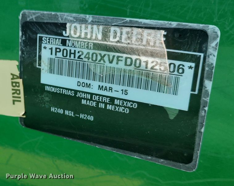 image for item LU9089 2013 John Deere 5055E MFWD tractor