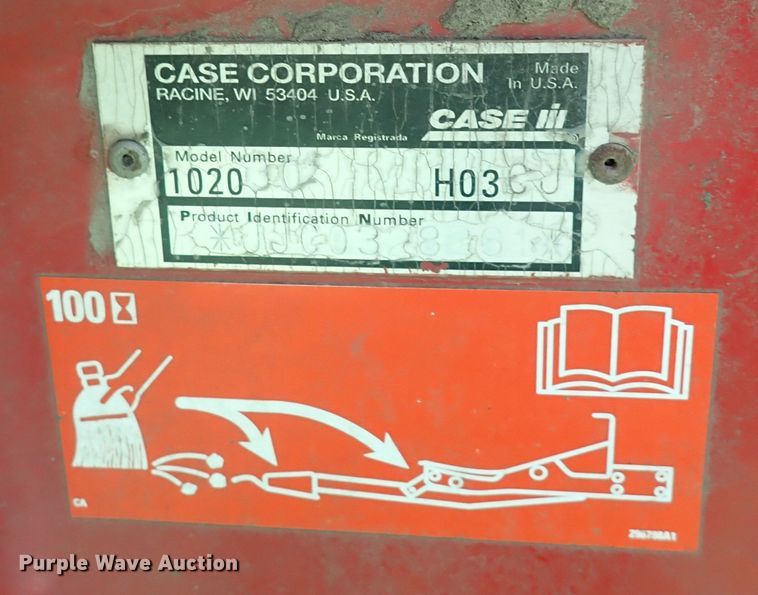 image for item DS7121 2002 Case IH 1020  flex head