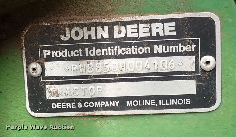 image for item DS7132 1983 John Deere 8850  4WD tractor