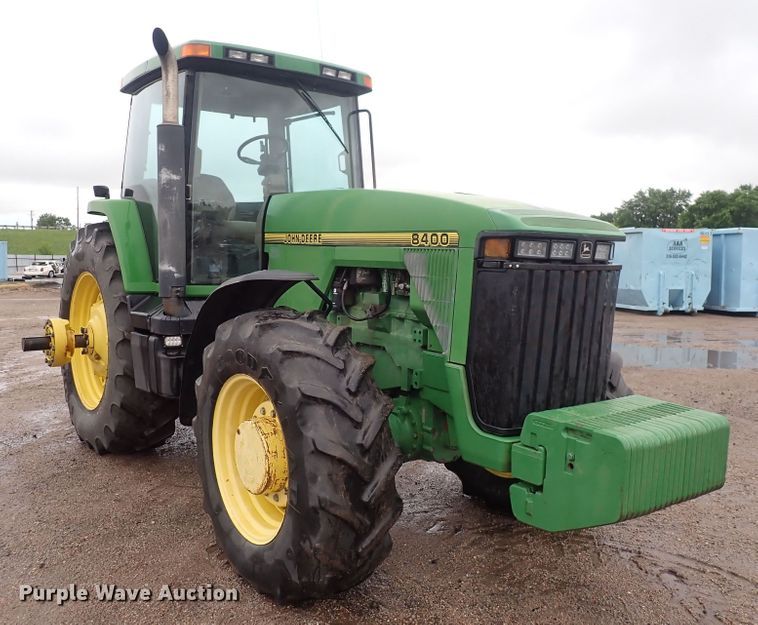 image for item DS7165 1995 John Deere 8400  MFWD tractor