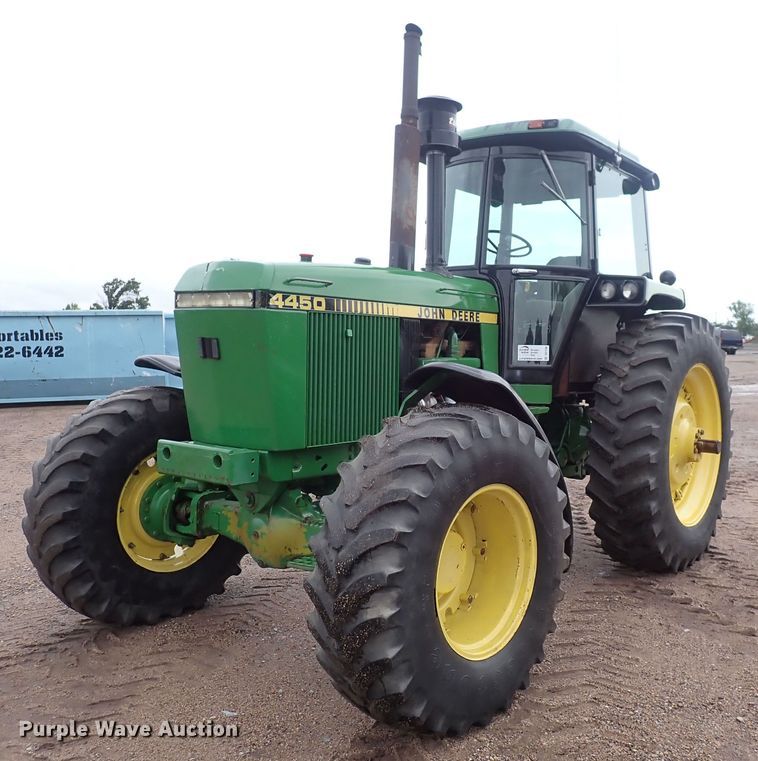 image for item DS7166 1988 John Deere 4450  MFWD tractor