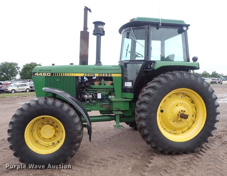 image for item DS7166 1988 John Deere 4450  MFWD tractor