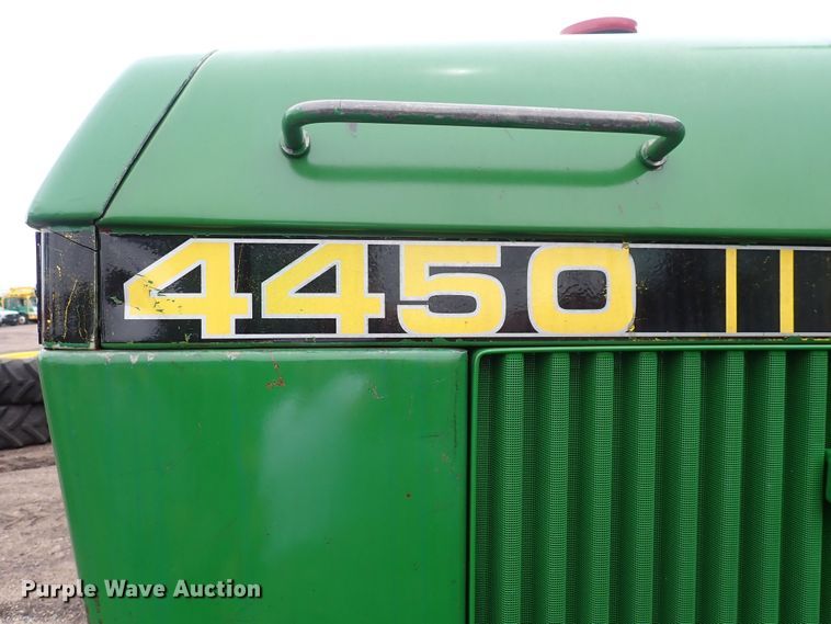image for item DS7166 1988 John Deere 4450  MFWD tractor