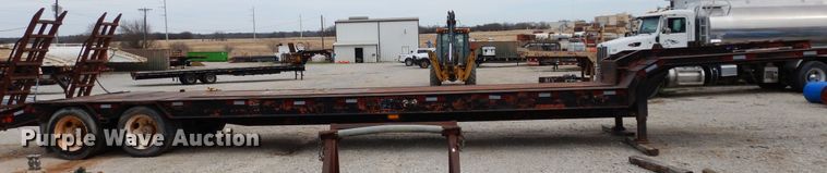 image for item DJ6573 1996 Clark drop deck equipment trailer