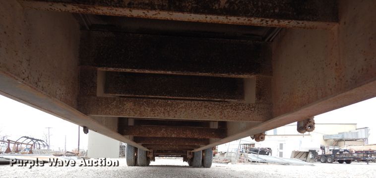 image for item DJ6573 1996 Clark drop deck equipment trailer