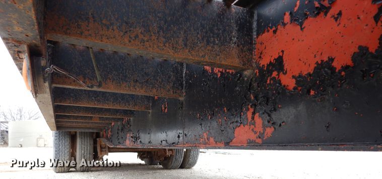 image for item DJ6573 1996 Clark drop deck equipment trailer