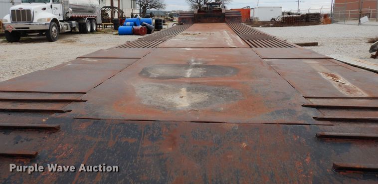 image for item DJ6573 1996 Clark drop deck equipment trailer