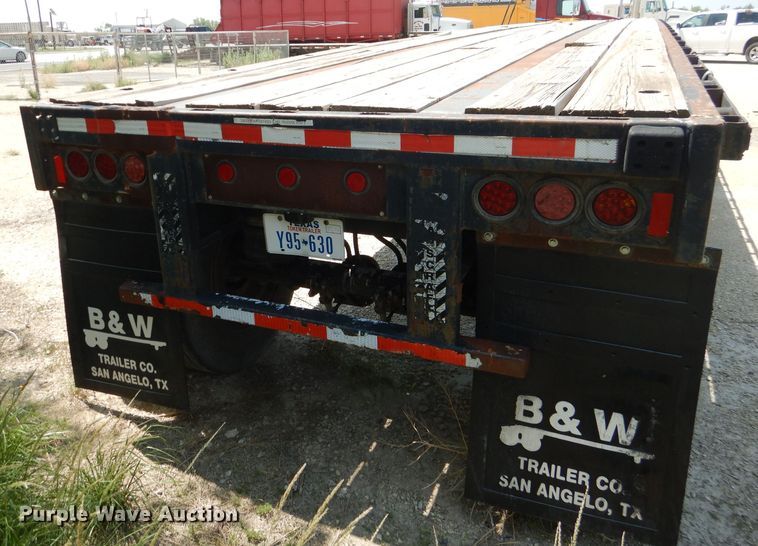 image for item DJ8961 1992 Transcraft TL120  flatbed trailer