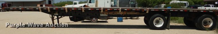 image for item DJ8961 1992 Transcraft TL120  flatbed trailer