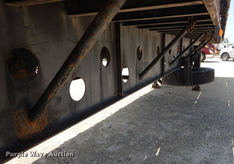 image for item DJ8961 1992 Transcraft TL120  flatbed trailer