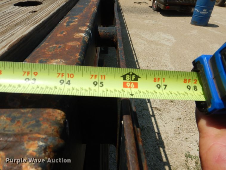 image for item DJ8961 1992 Transcraft TL120  flatbed trailer