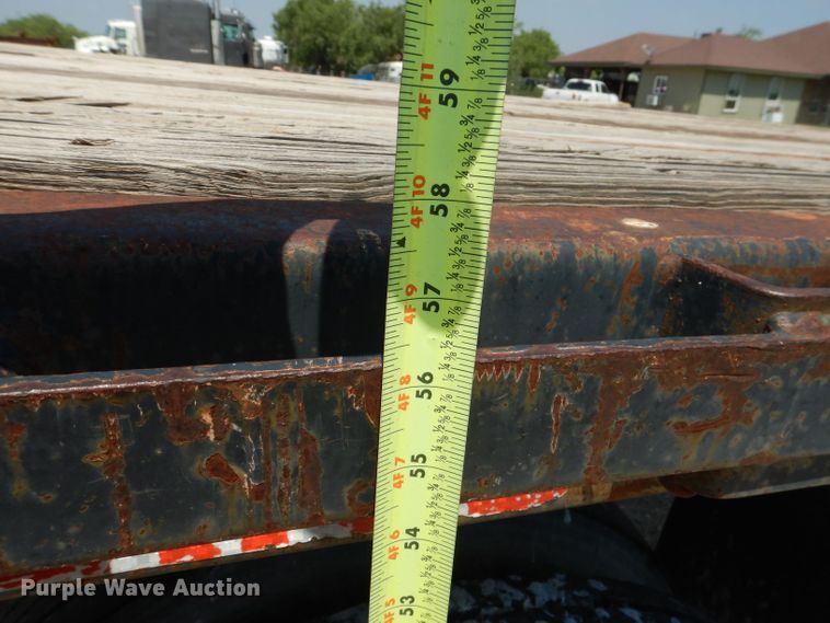 image for item DJ8961 1992 Transcraft TL120  flatbed trailer