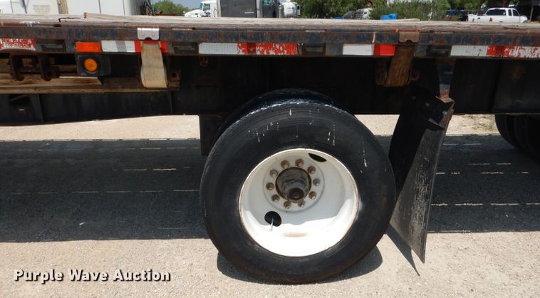 image for item DJ8961 1992 Transcraft TL120  flatbed trailer