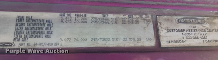 image for item DL6607 1998 Freightliner FLC120  semi truck