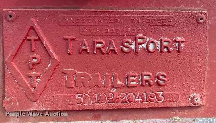 image for item DM4221 1998 Tarasport  drop deck equipment trailer