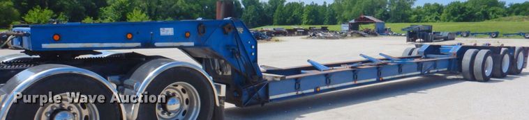 image for item DP4263 1987 Talbert T3BDW-40-HRG-RA-T1  lowboy equipment trailer