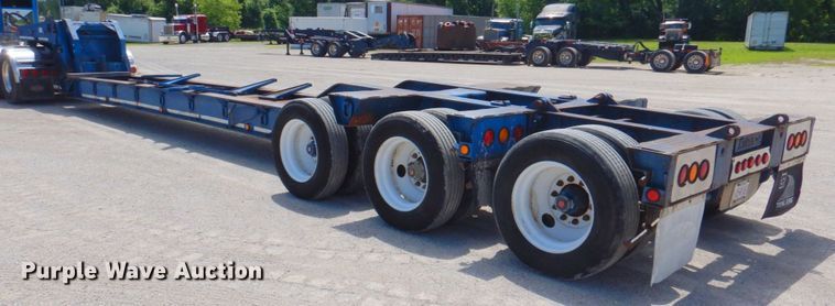 image for item DP4263 1987 Talbert T3BDW-40-HRG-RA-T1  lowboy equipment trailer